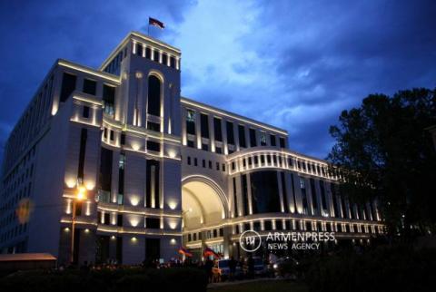 Ministerio de Asuntos Exteriores: Armenia respondió a las últimas propuestas de Azerbaiyán sobre el tratado de paz