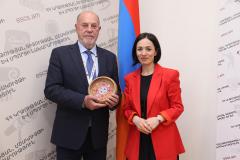 Minister Andreasyan holds meeting with WKF and EKF President Antonio Espinós