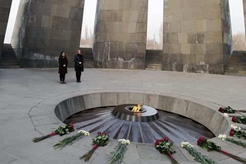 Посол Германии в Армении посетила Мемориал жертв Геноцида армян