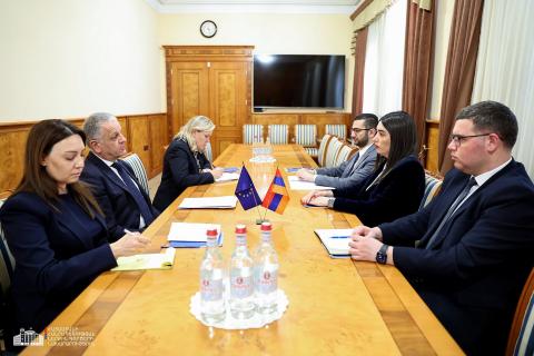 Министр внутренних дел Армении и глава делегации ЕС наметили предстоящие действия по либерализации визового режима