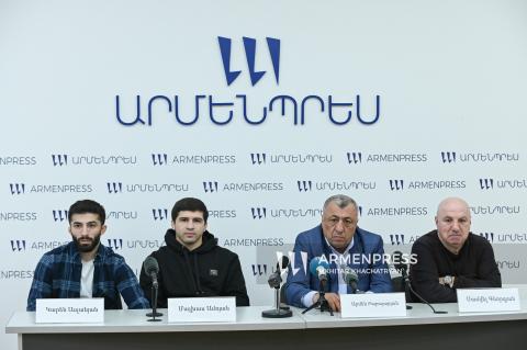 Пресс-конференция по итогам прошедшего в Словакии чемпионата Европы по греко-римской борьбе