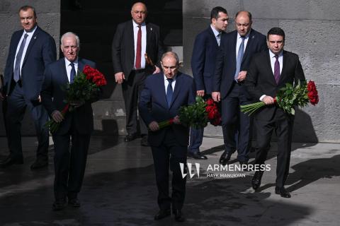 القيادة العليا لجمهورية أرمينيا تكرّم ذكرى شهداء الإبادة الجماعية الأرمنية