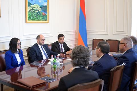 Руководитель аппарата премьер-министра Армении принял президента и генерального секретаря Европейского велосипедного союза