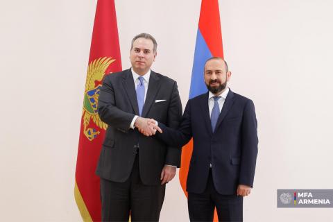 Le vice-Premier ministre chargé des Affaires étrangères et européennes du Monténégro effectuera une visite en Arménie