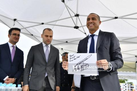 Se colocó la piedra fundacional de la Academia del Club de Fútbol Juventus en Ereván